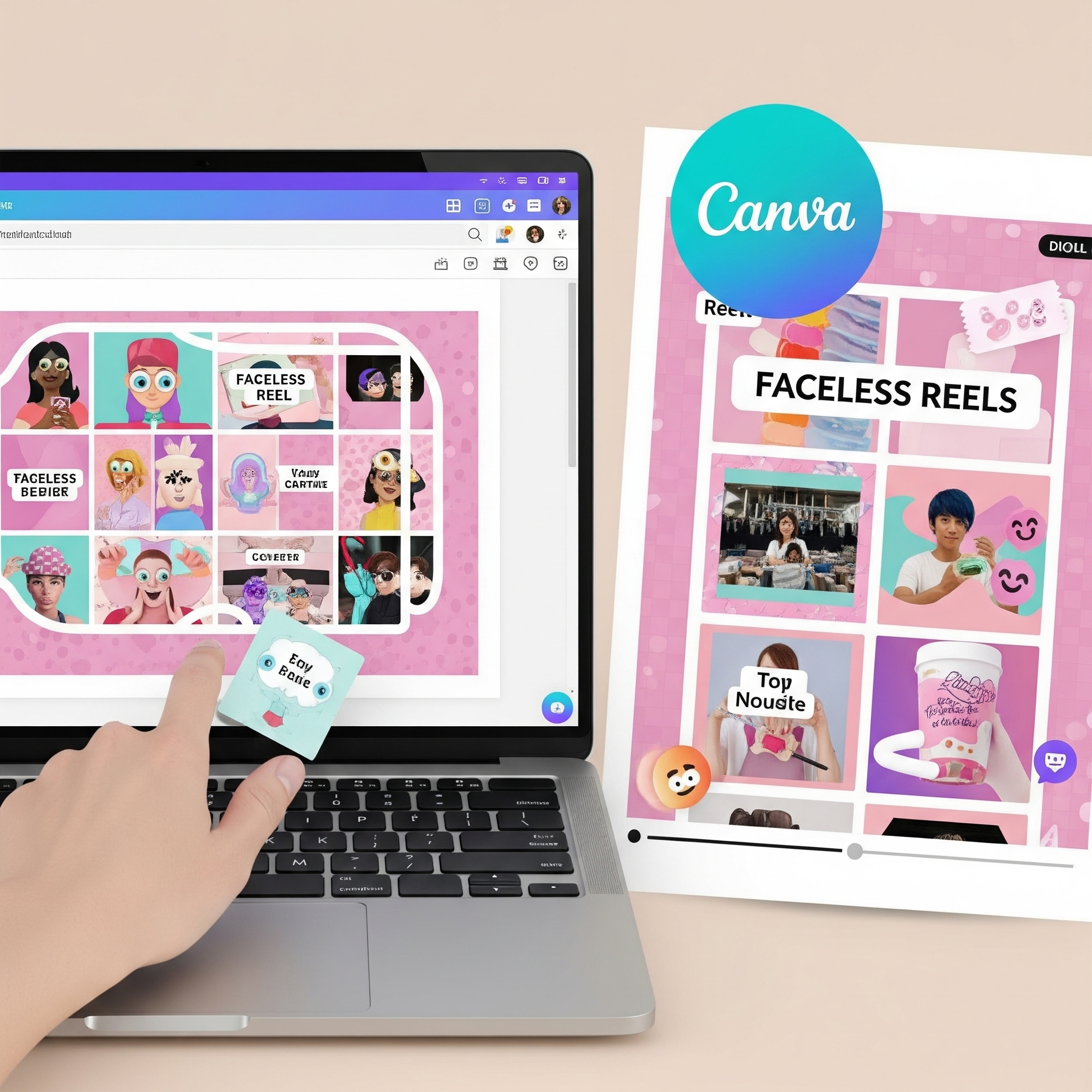 Step-by-Step Guide for Creating Faceless Reels with Canva